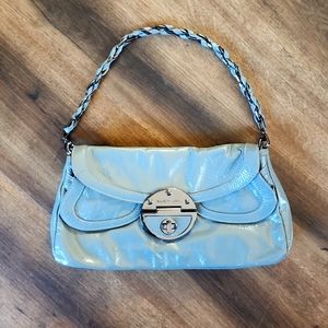 Gray Patent Leather Elliott Lucca Bag